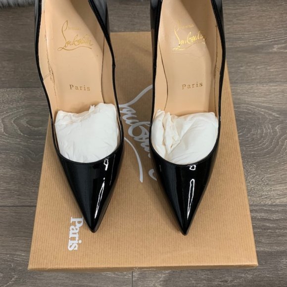 Christian Louboutin So Kate Pumps Stiletto Heels 120 Black Patent Leather 36 - Picture 7 of 16
